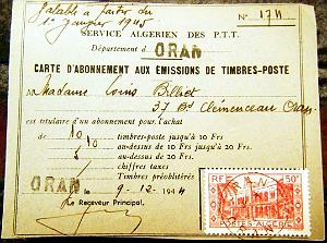 Oran documents divers 256